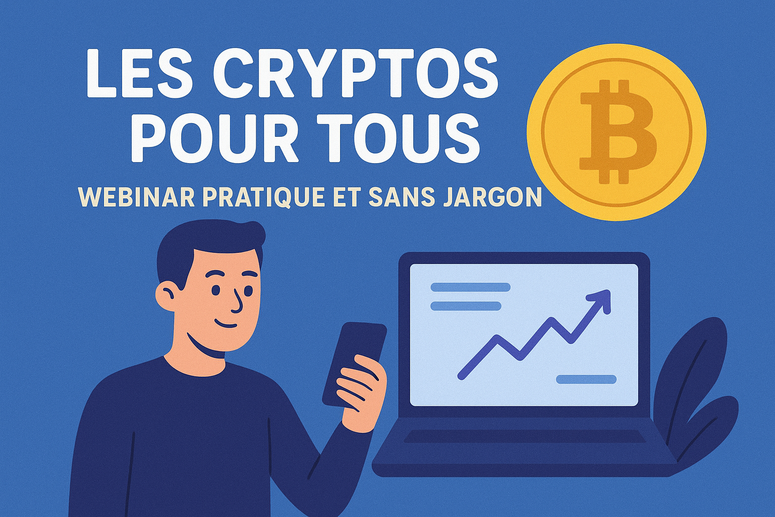 Les cryptos pour tous (webinar pratique et sans jargon)
